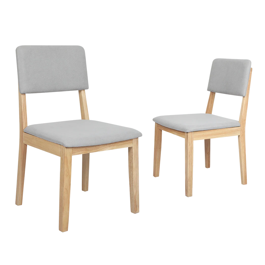 Levede Dining Chairs 4 Upholstered Kitchen Chair - Image 8