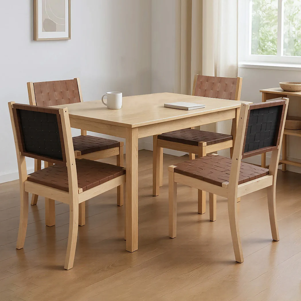 Levede Dining Chairs Accent Chair Lounge x4 - Image 7