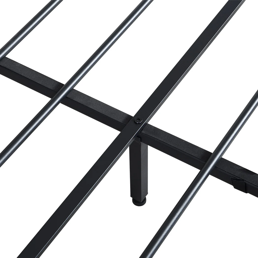 Levede Double Bed Frame Storage Headboard Industrial - Image 3