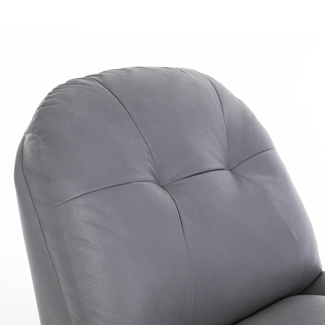 Levede Electric Chair Recliner Swivel Grey - Image 3