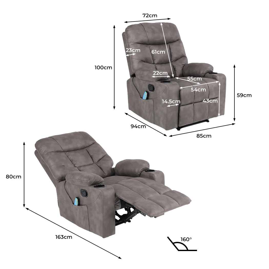 Levede Electric Massage Chair 8-point - Image 2