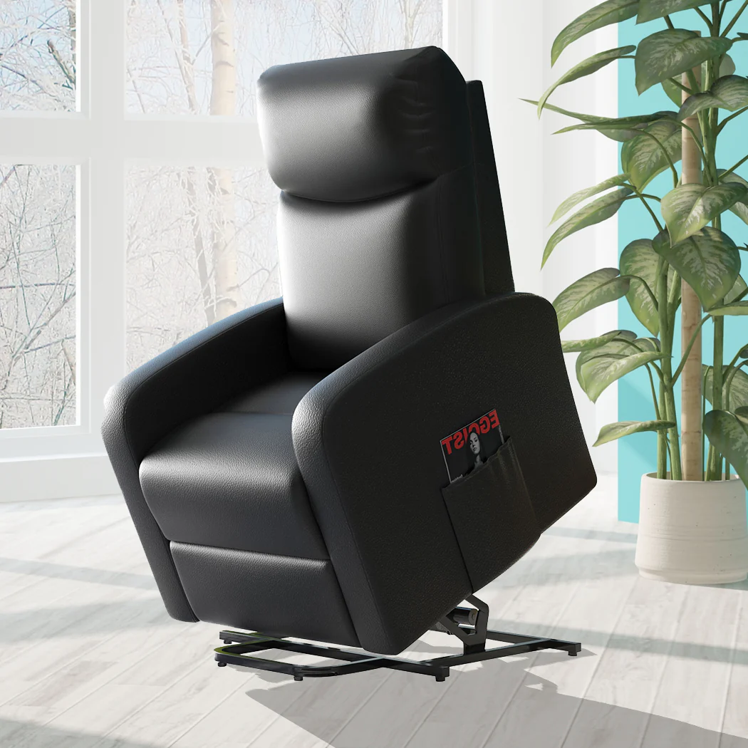 Levede Electric Massage Chair Recliner Black - Image 8