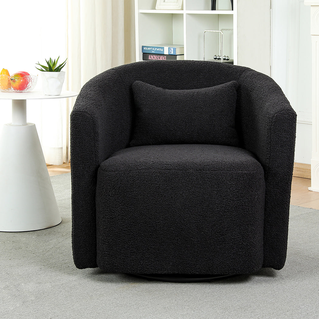 Levede Fleece Rocking Chair - Image 7