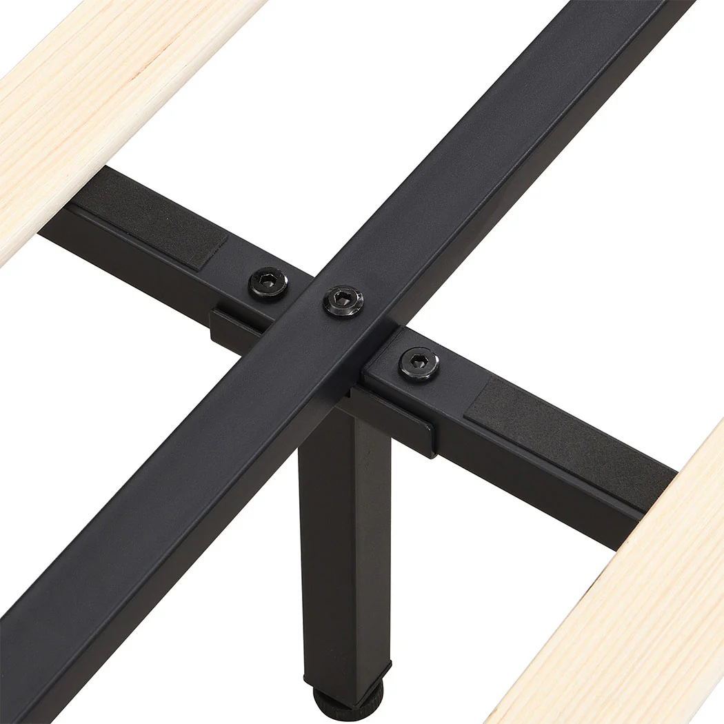 Levede  Floating Bed Frame Queen with Headboard LED Lights Mattress Base - Image 3