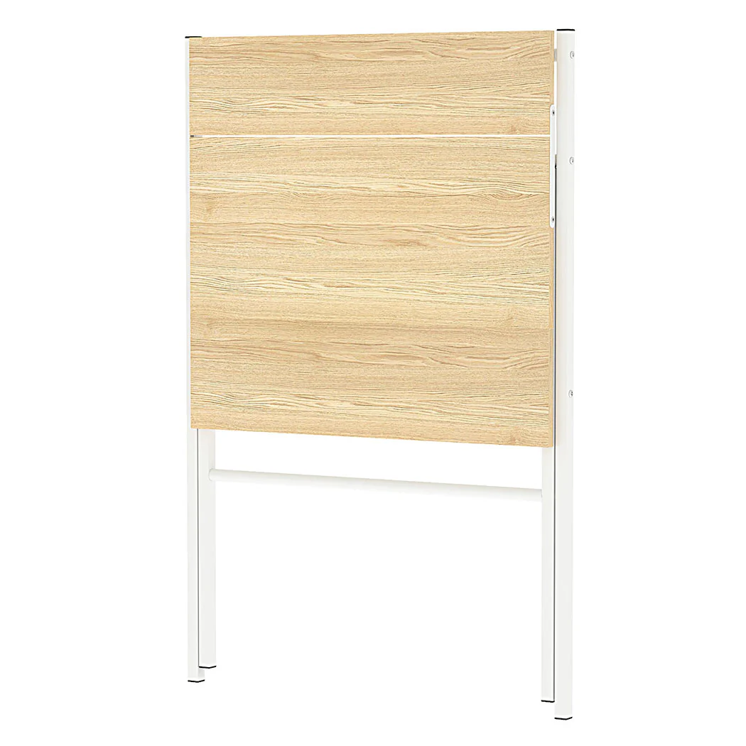 Levede Foldable Computer Desk Office Study Desk Oak - Image 5