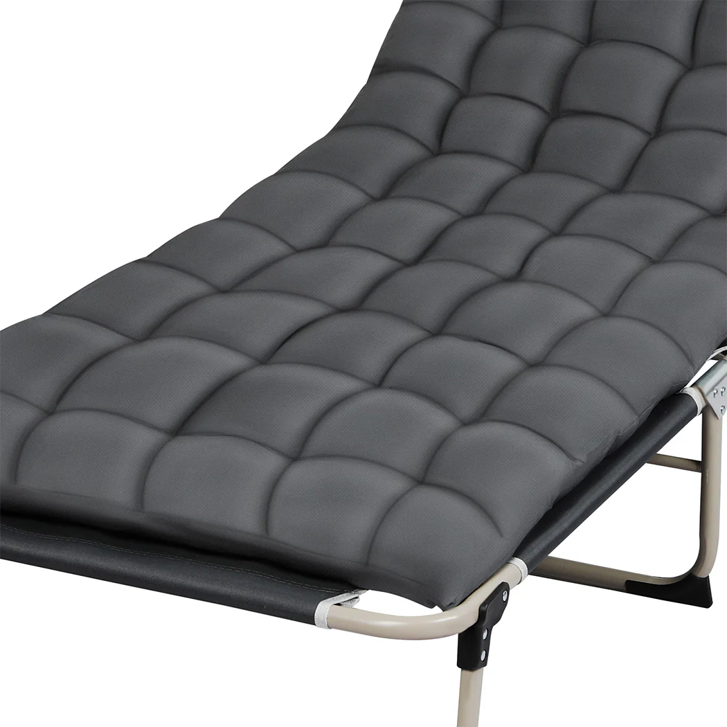 Levede Folding Camping Bed Camp Cots - Image 4