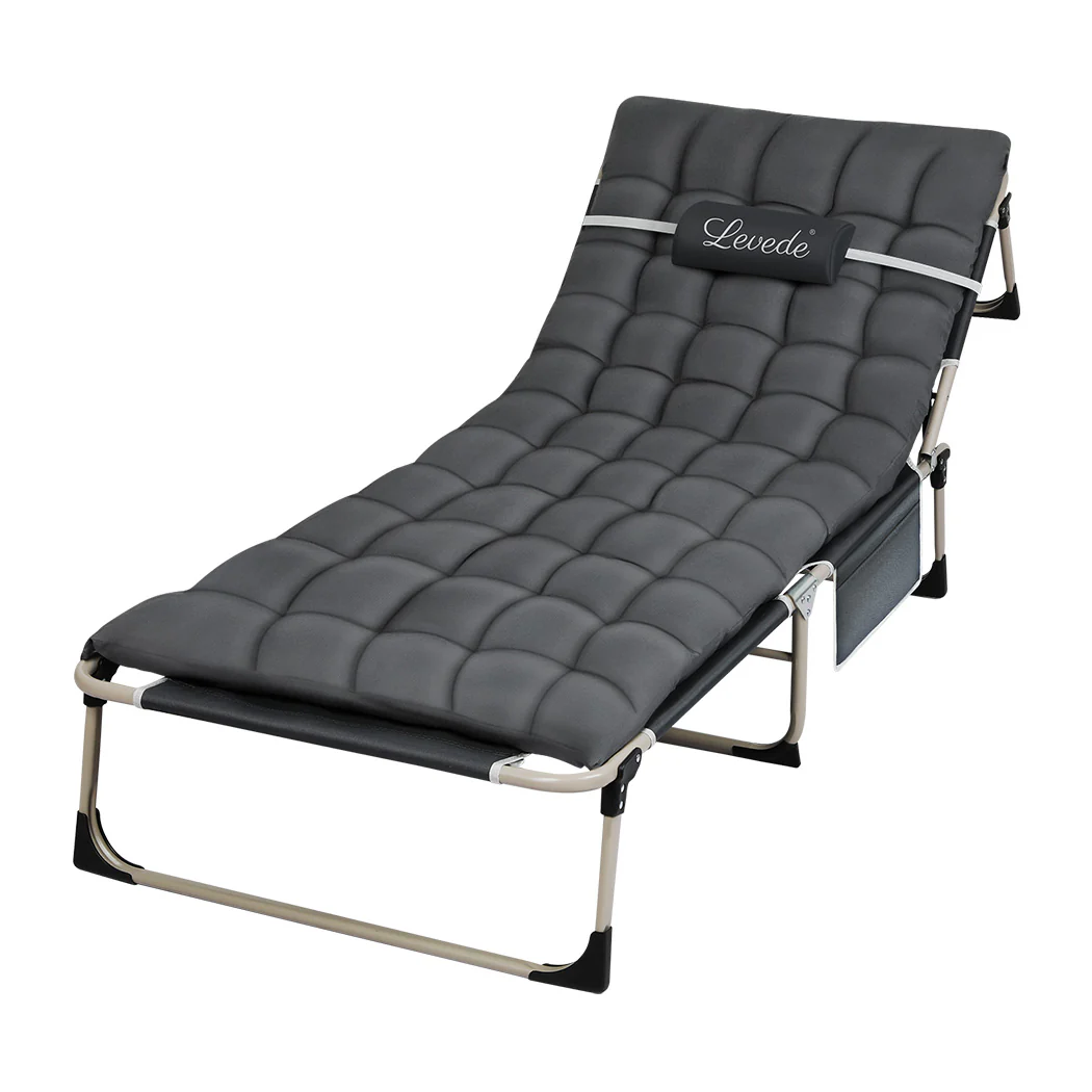 Levede Folding Camping Bed Camp Cots - Image 9