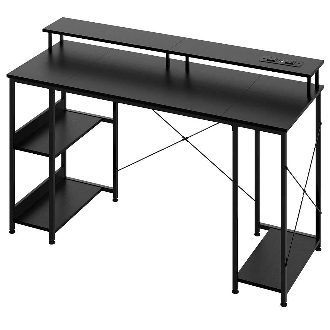 Levede Gaming Desk Computer Table Monitor Shelf 140cm - Image 8