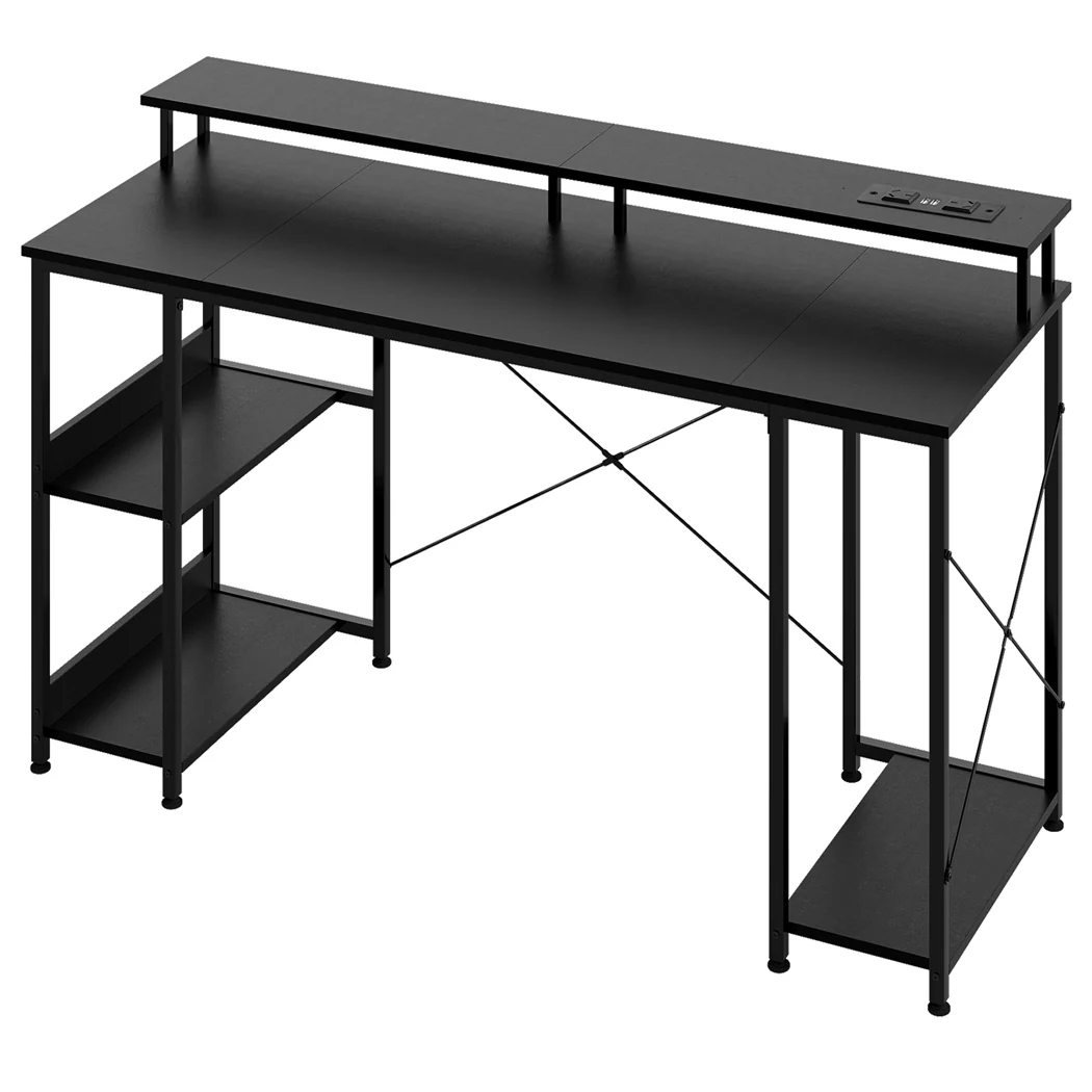 Levede Gaming Desk Computer Table Monitor Shelf 140cm - Image 9