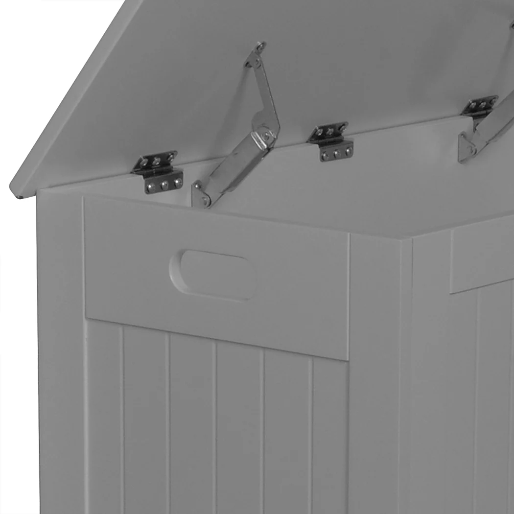 Levede Kids Toy Box Storage Chest Cabinet Grey - Image 4