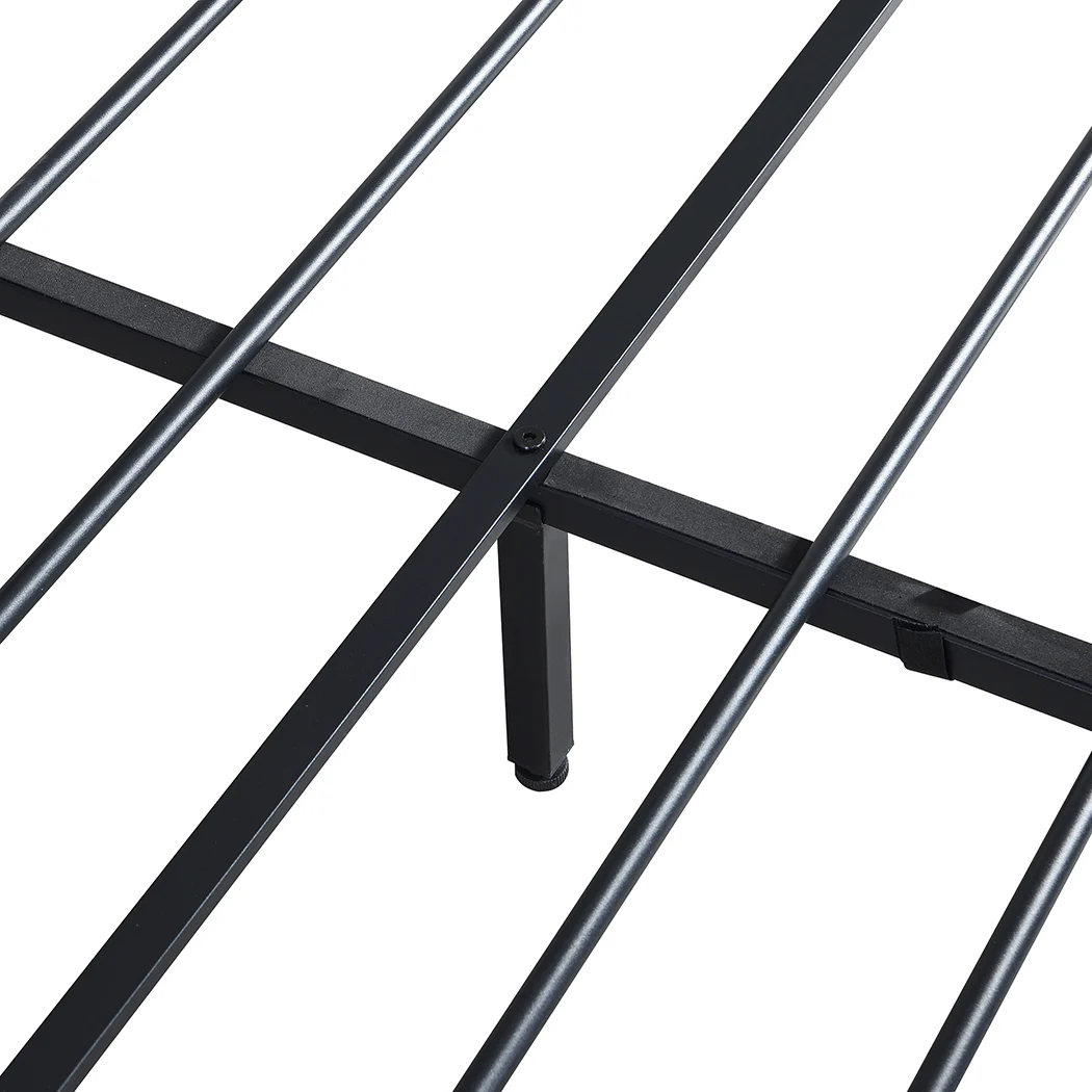 Levede King Bed Frame with Storage Headboard RGB LED - Image 5