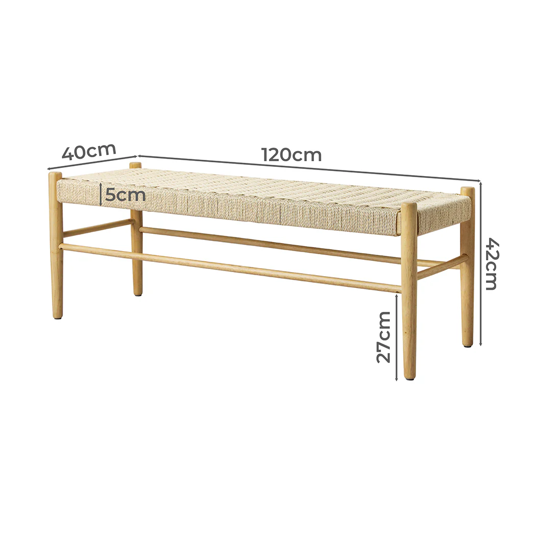 Levede Kraft Rope Bench Seat - Image 2