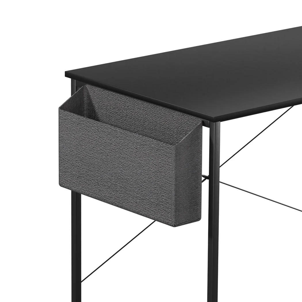Levede L Shaped Computer Desk Corner Desk Black - Image 3