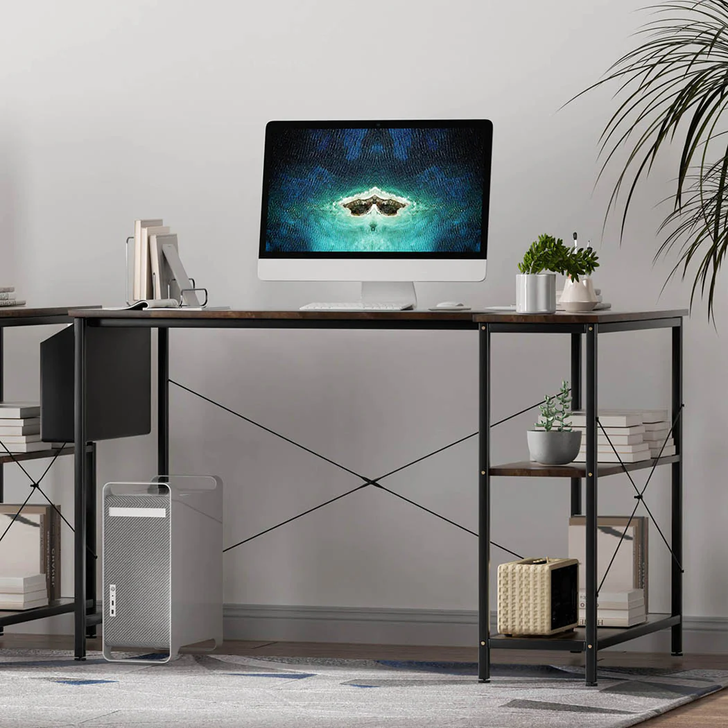 Levede L Shaped Computer Desk Home Corner Desk - Image 6