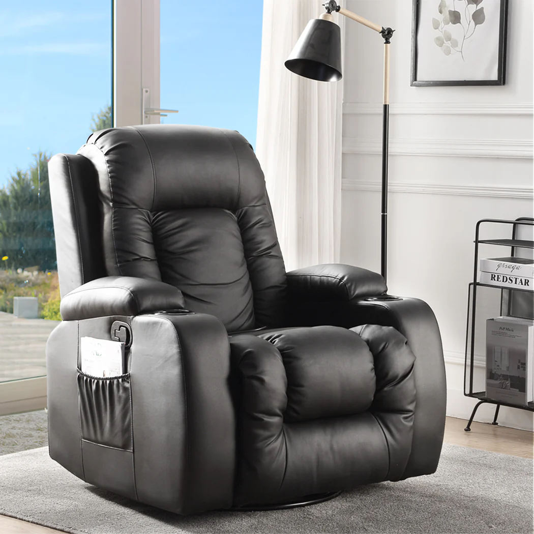 Levede Massage Sofa Chair Recliner 360 - Image 6
