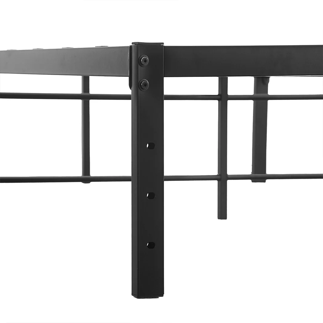 Levede Metal Bed Frame Heavy Duty Storage Space - Image 5