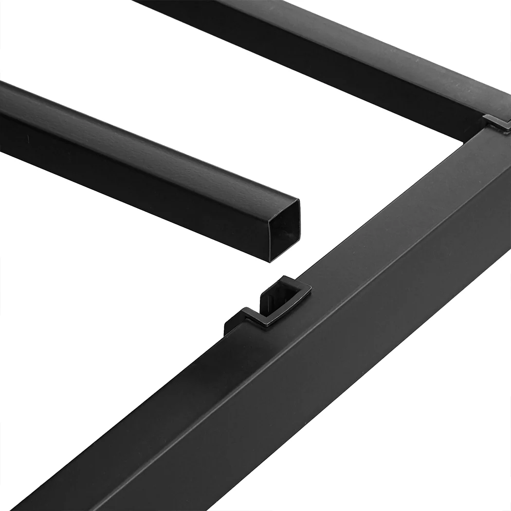Levede Metal Bed Frame Heavy Duty Storage Space - Image 4