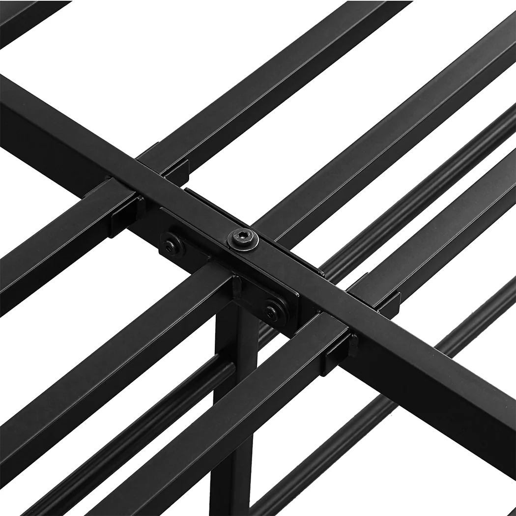 Levede Metal Bed Frame Heavy Duty Storage Space - Image 3