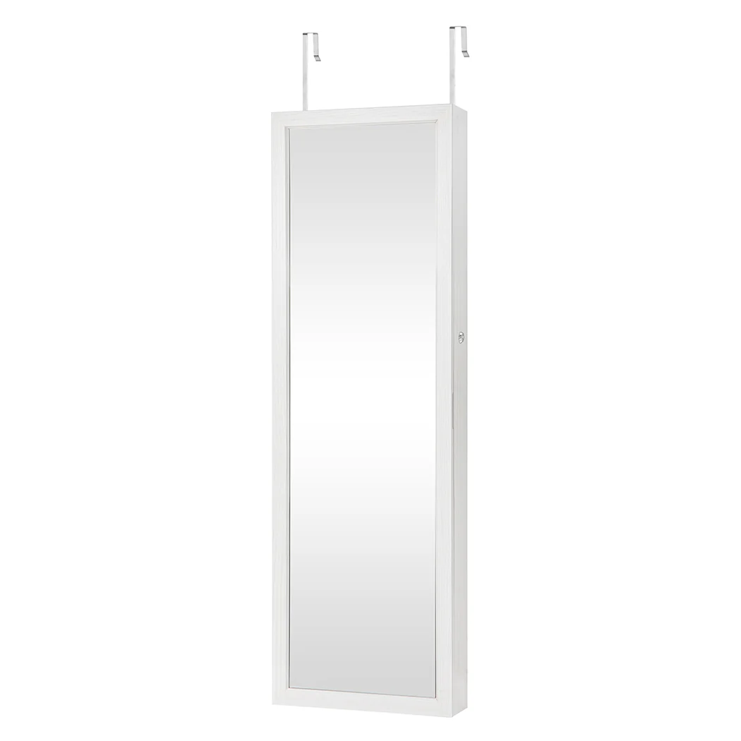 Levede Mirror Jewellery Cabinet LED - Image 4