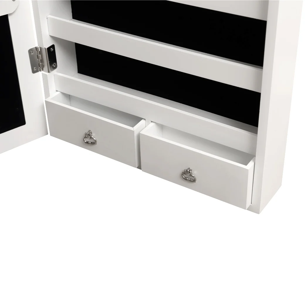 Levede Mirror Jewellery Cabinet Makeup - Image 5