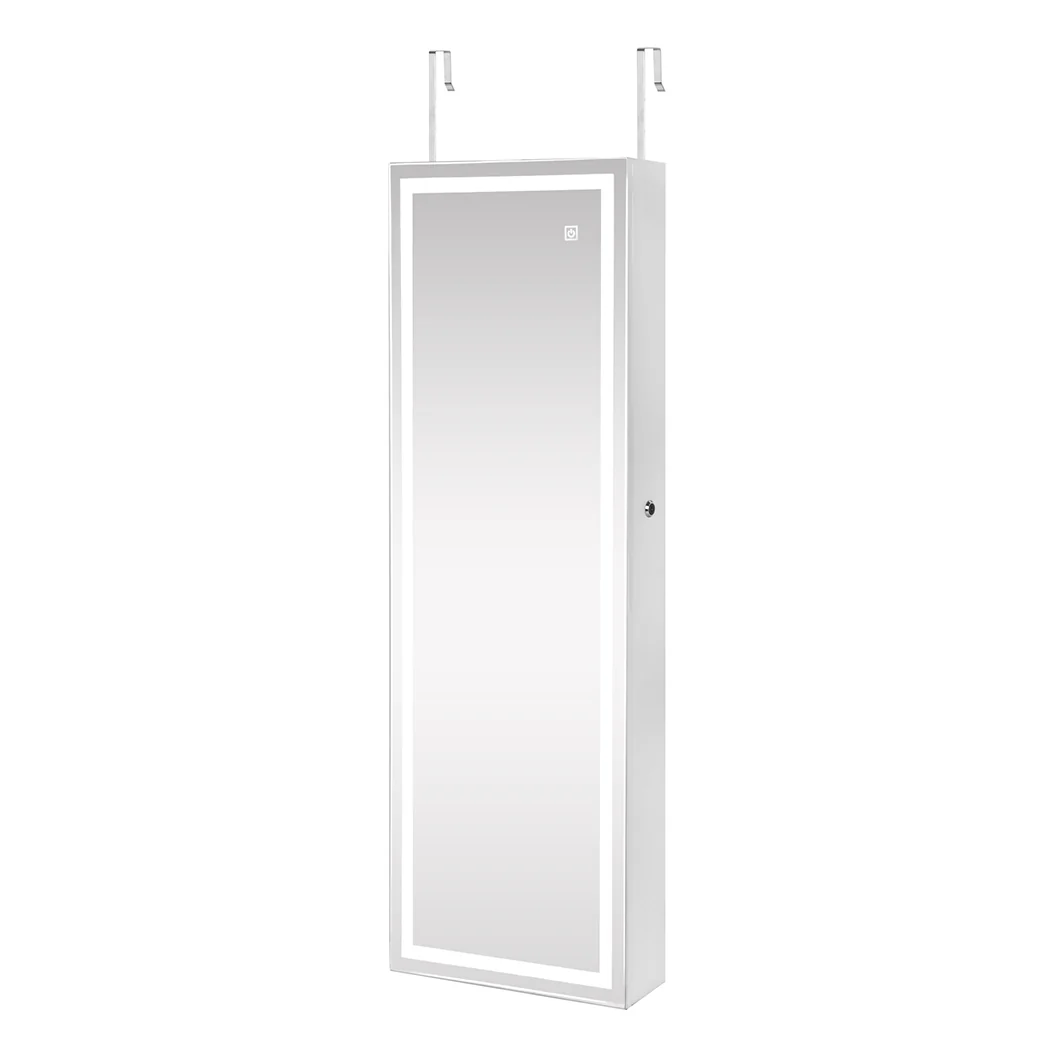 Levede Mirror Jewellery Cabinet Touch - Image 4