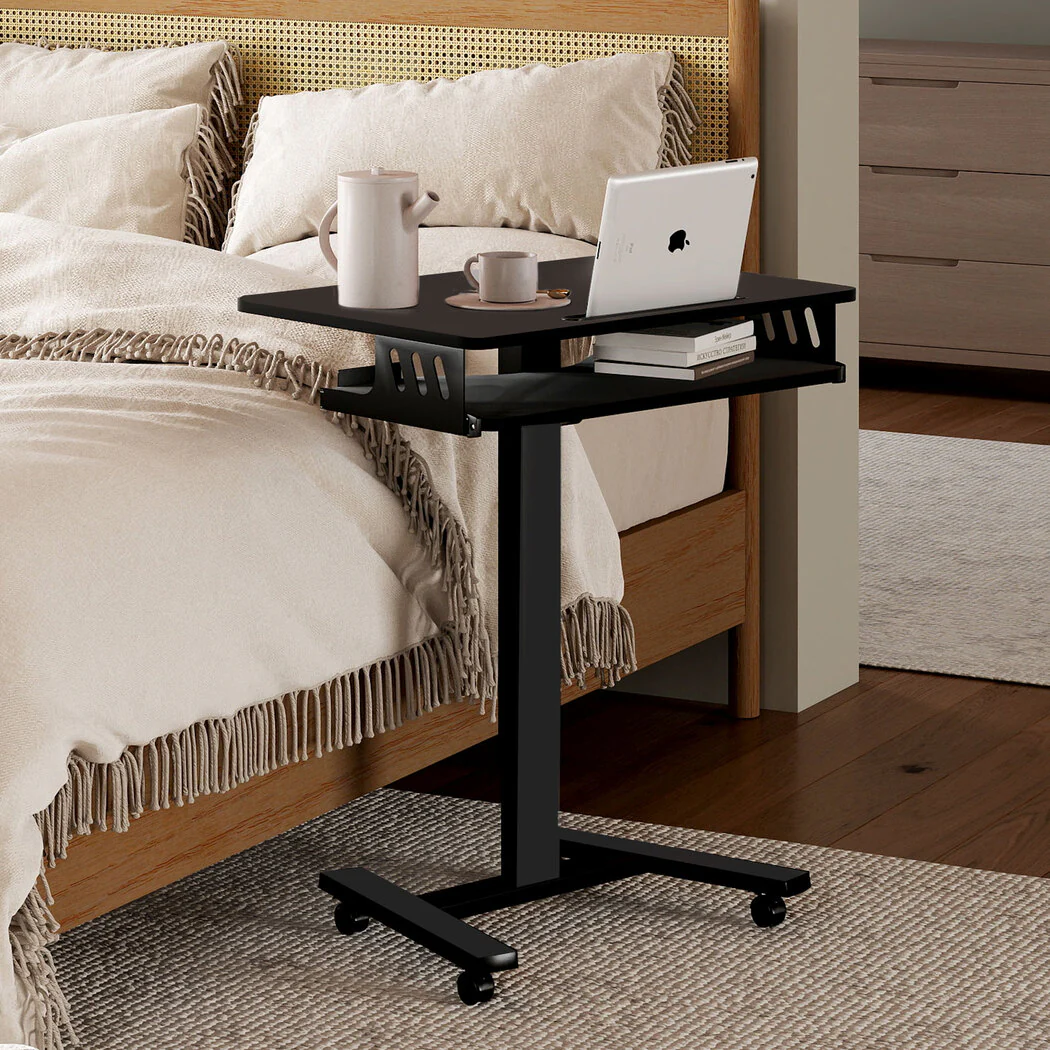 Levede Mobile Standing Desk Adjustable Height Table - Image 7