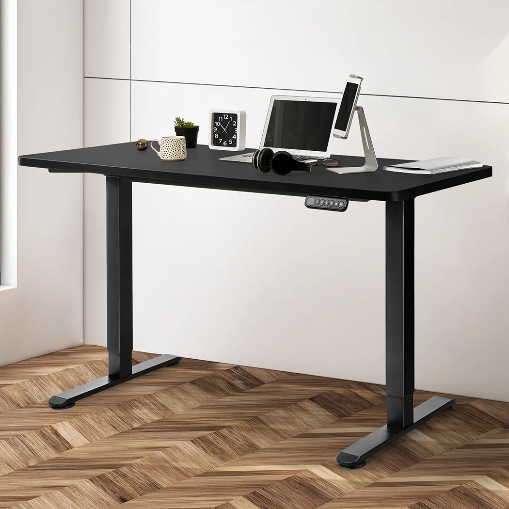Levede Motorised Standing Desk Adjustable 120cm Black 800x 1.5MM - Image 6