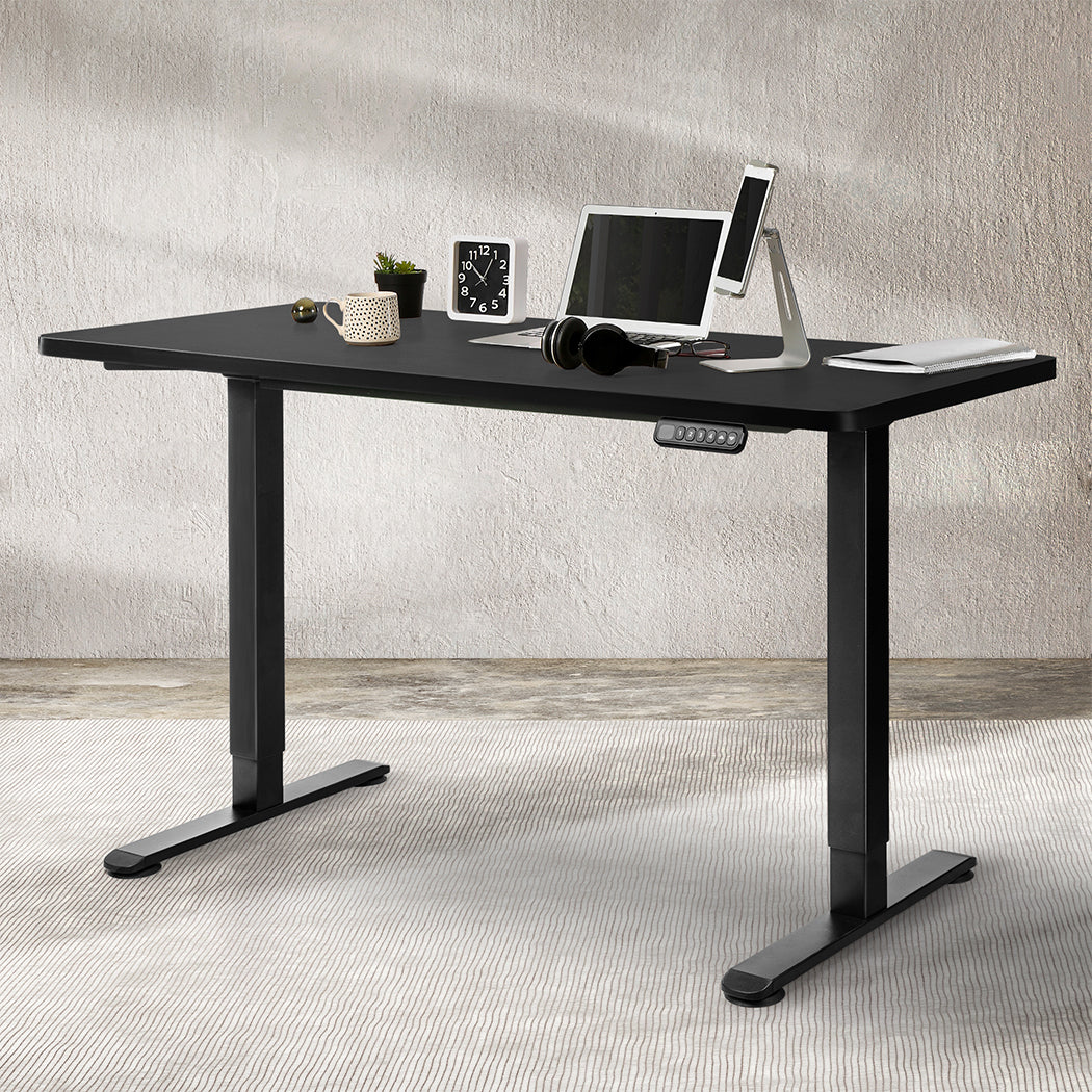 Levede Motorised Standing Desk Adjustable 120cm Black 800x 1.5MM - Image 7