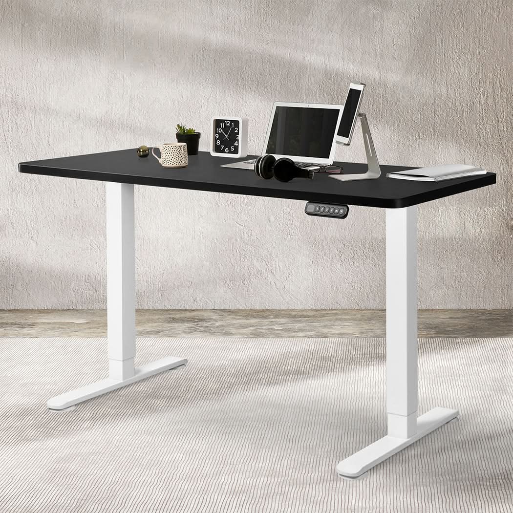Levede Motorised Standing Desk Adjustable 120cm Black 800x 1.5MM - Image 7