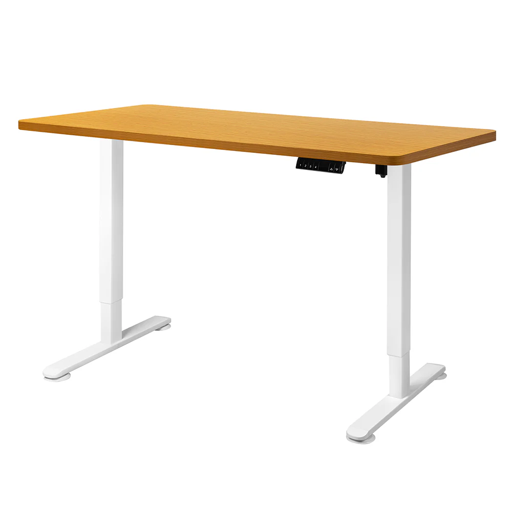 Levede Motorised Standing Desk Adjustable 140cm Natural 1000x 1MM - Image 8
