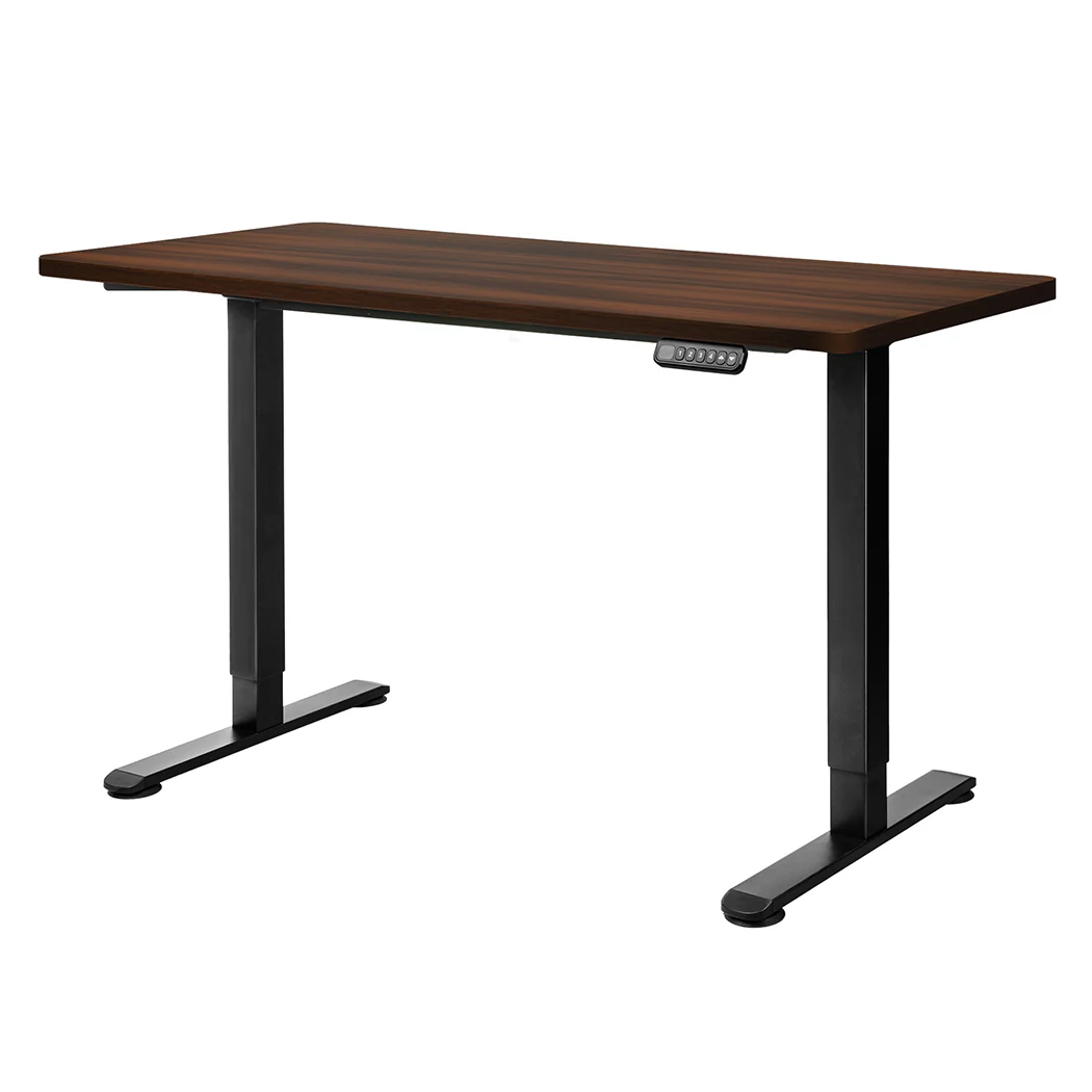 Levede Motorised Standing Desk Adjustable 140cm Walnut 1000x 1MM - Image 8