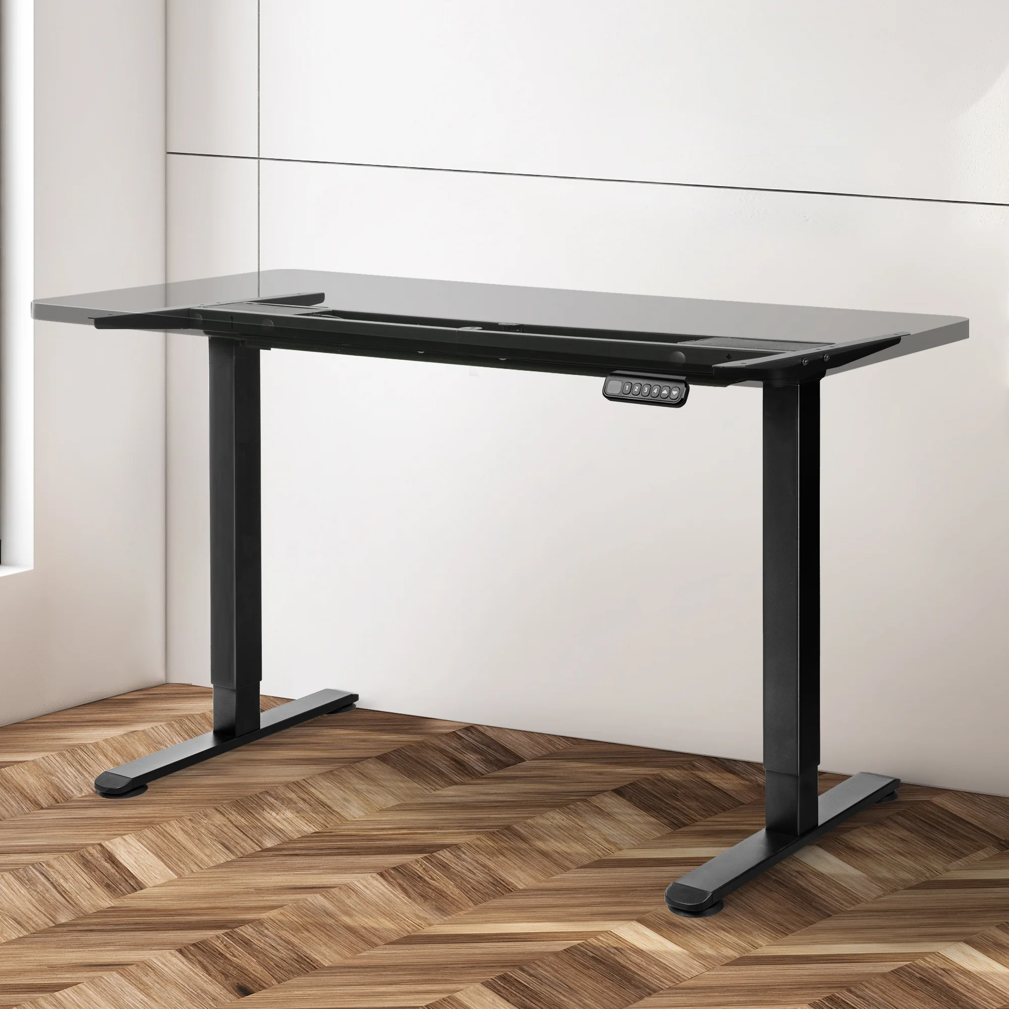 Levede Motorised Standing Desk Frame Black Dual Motor - Image 6
