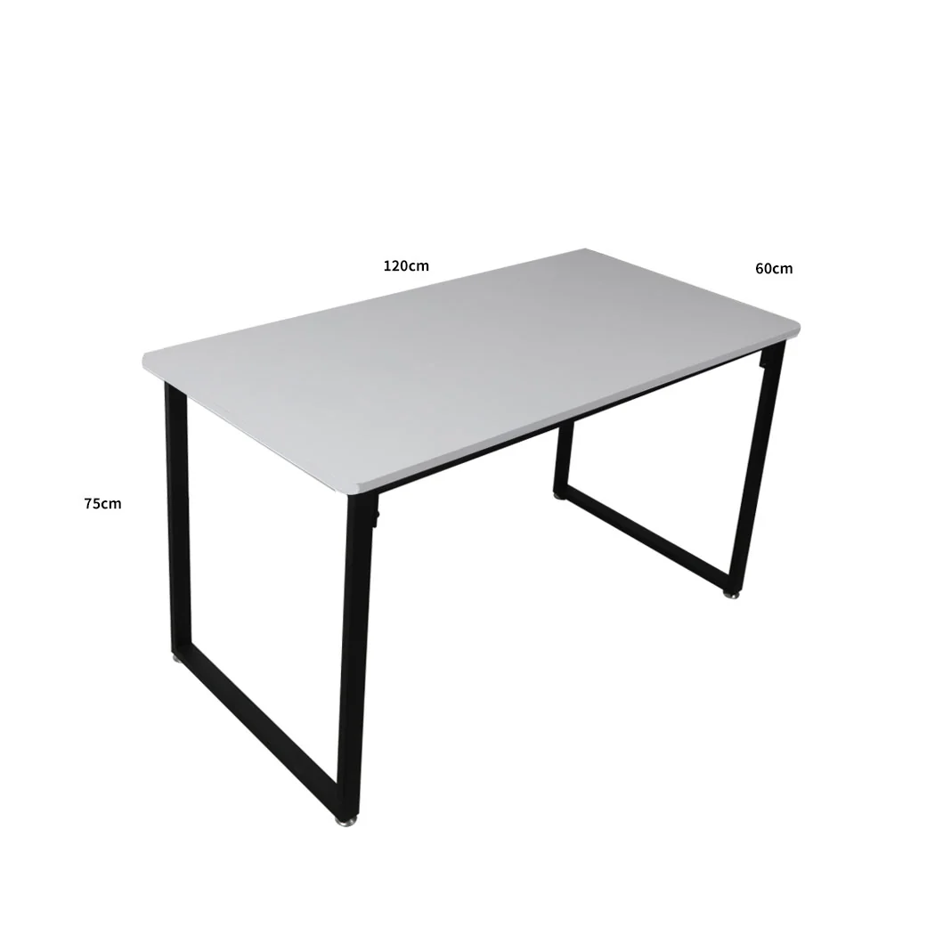 Levede Office Desk Computer Study Table White - Image 2