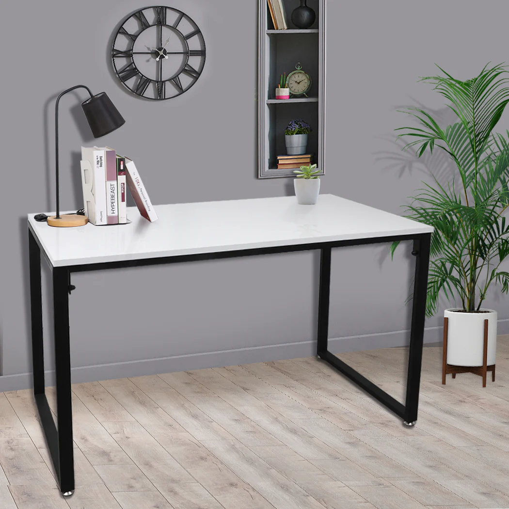Levede Office Desk Computer Study Table White - Image 7