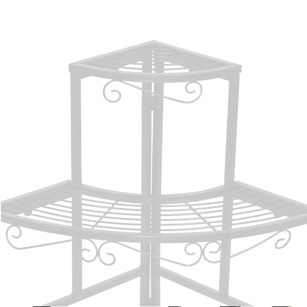 Levede Plant Stand Outdoor Indoor Metal - Image 4