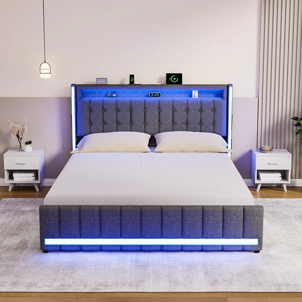 Levede Queen Bed Frame - Image 7