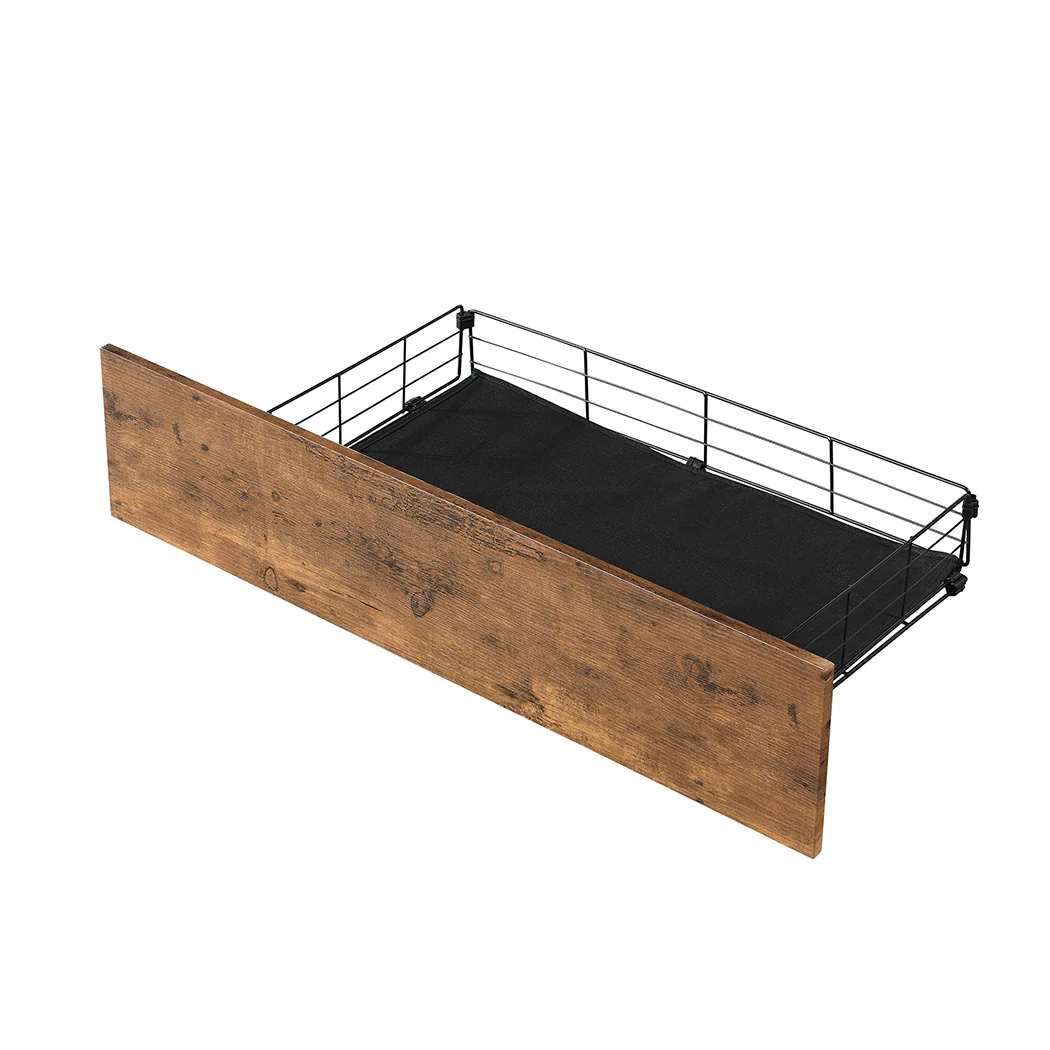 Levede Queen Bed Frame Soft Storage Drawers Headboard USB Charge - Image 3