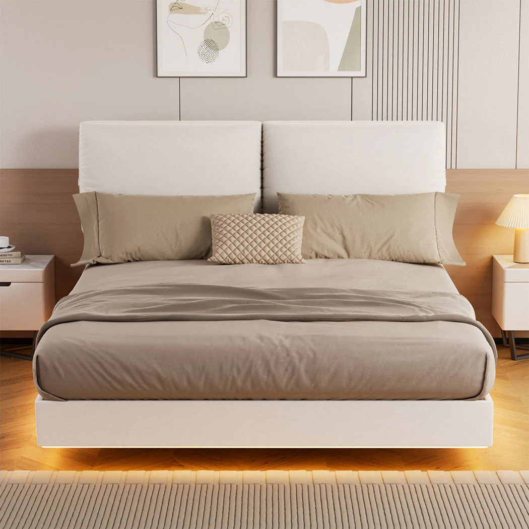 Levede Queen Floating Bed Frame - Image 6