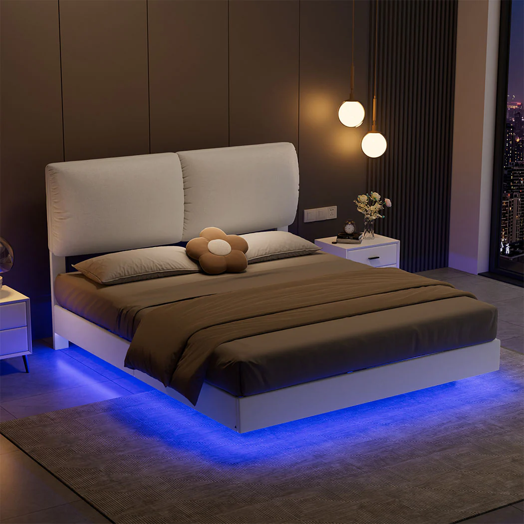Levede Queen Floating Bed Frame - Image 7