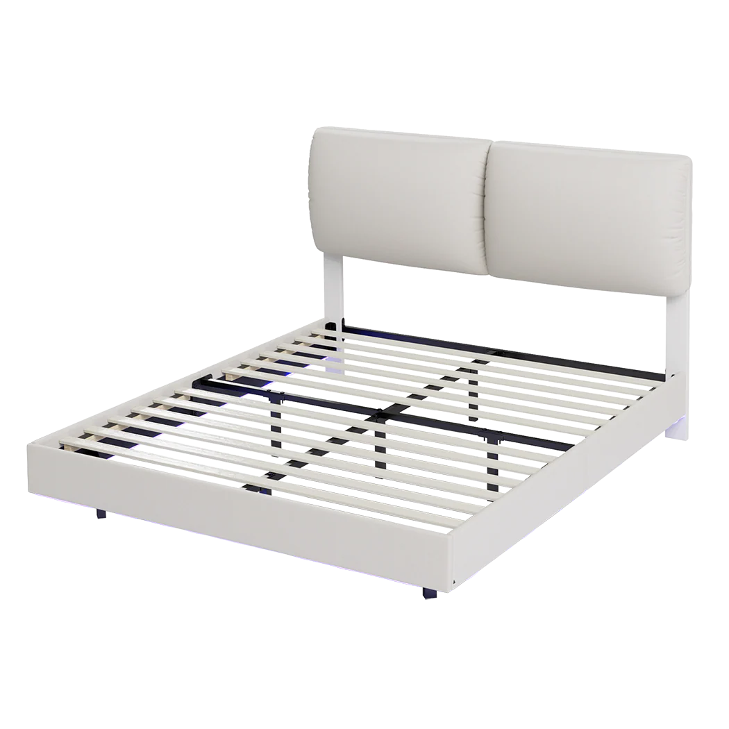 Levede Queen Floating Bed Frame - Image 8