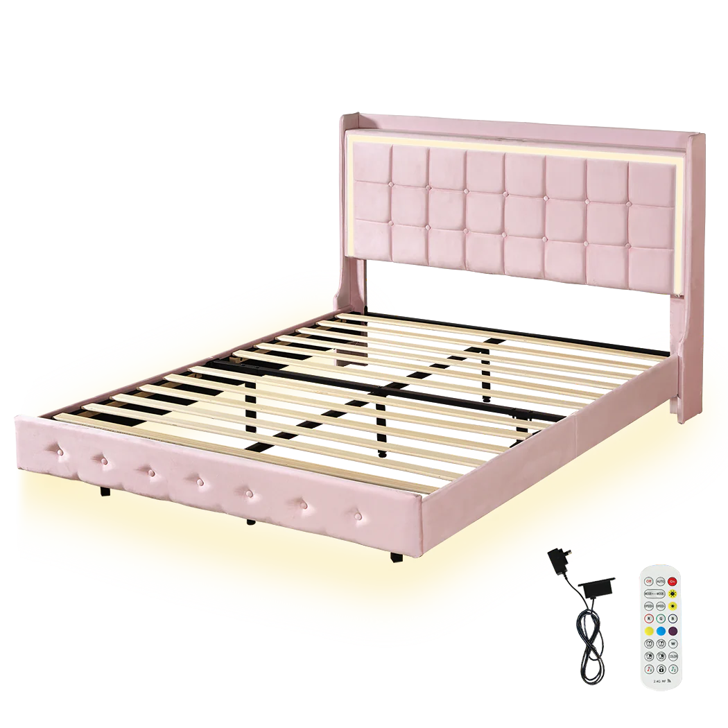 Levede Queen Floating Bed Frame - Image 8