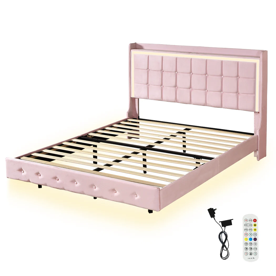 Levede Queen Floating Bed Frame - Image 9