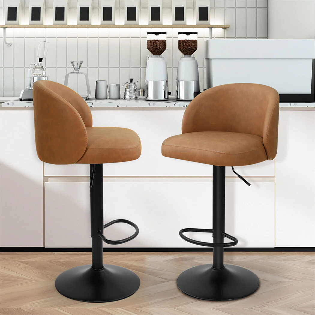 Levede Rolling Bar Stool - Image 7