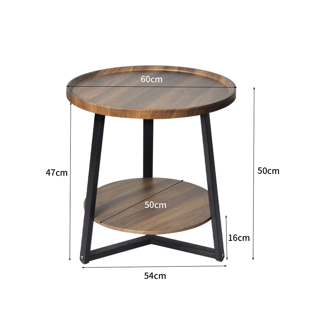 Levede Side Table Coffee Bedside Tables - Image 2