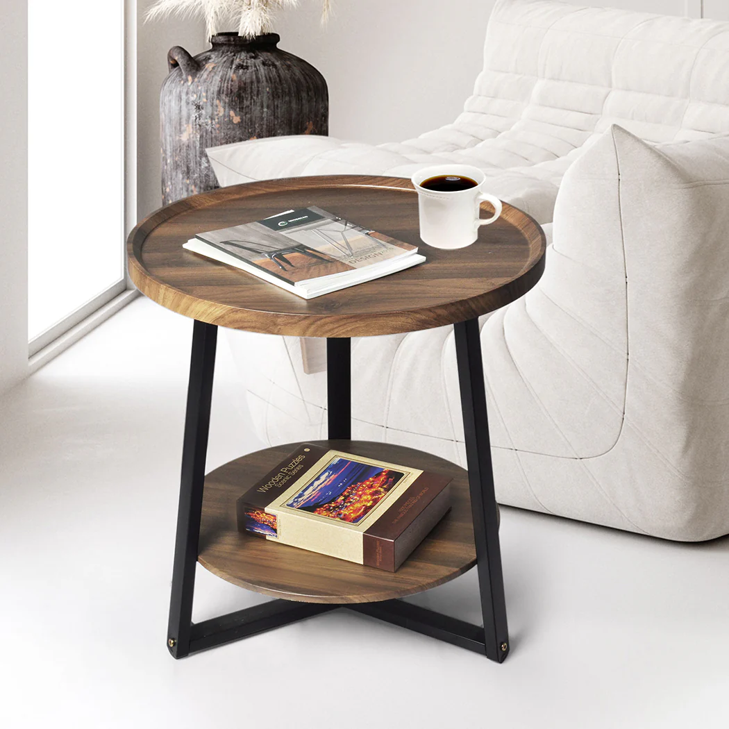 Levede Side Table Coffee Bedside Tables - Image 7