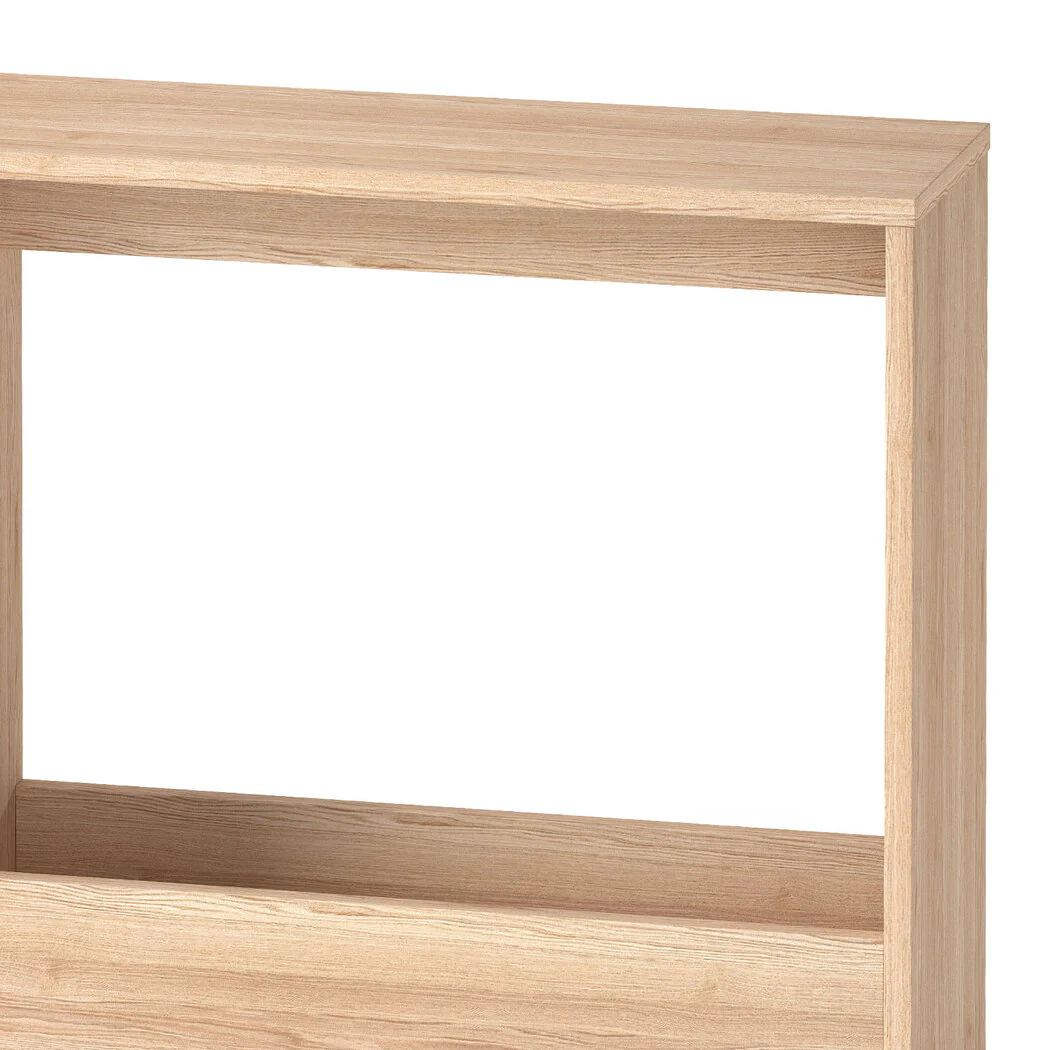 Levede Side Table with Magazine Rack Small End Table - Image 4