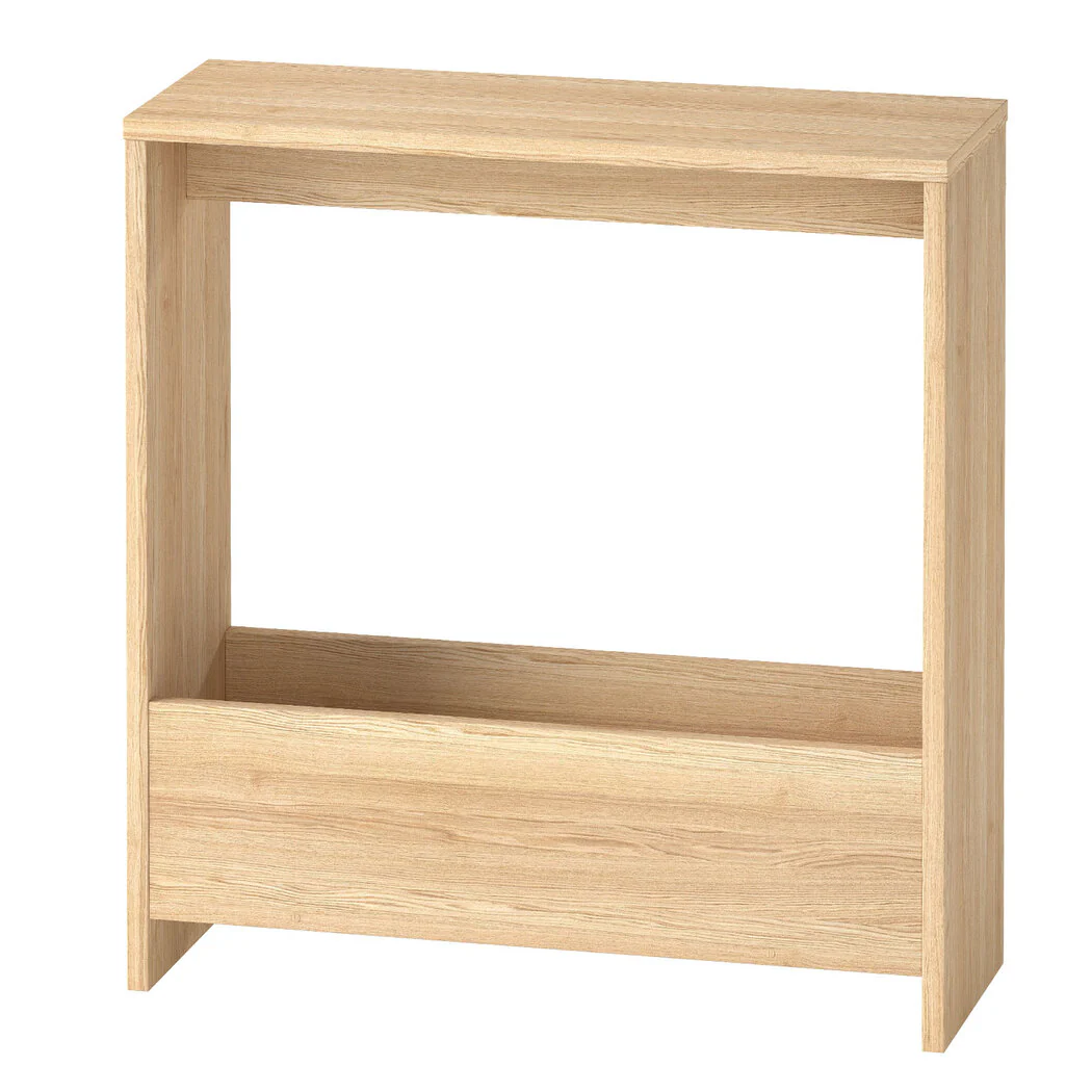 Levede Side Table with Magazine Rack Small End Table - Image 9