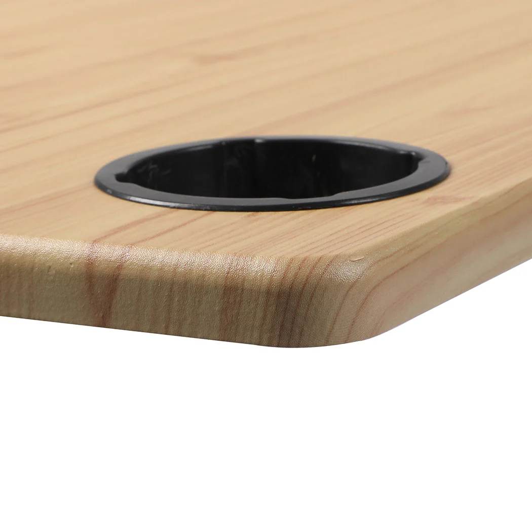 Levede Standing Desk Height Adjustable Oak - Image 5