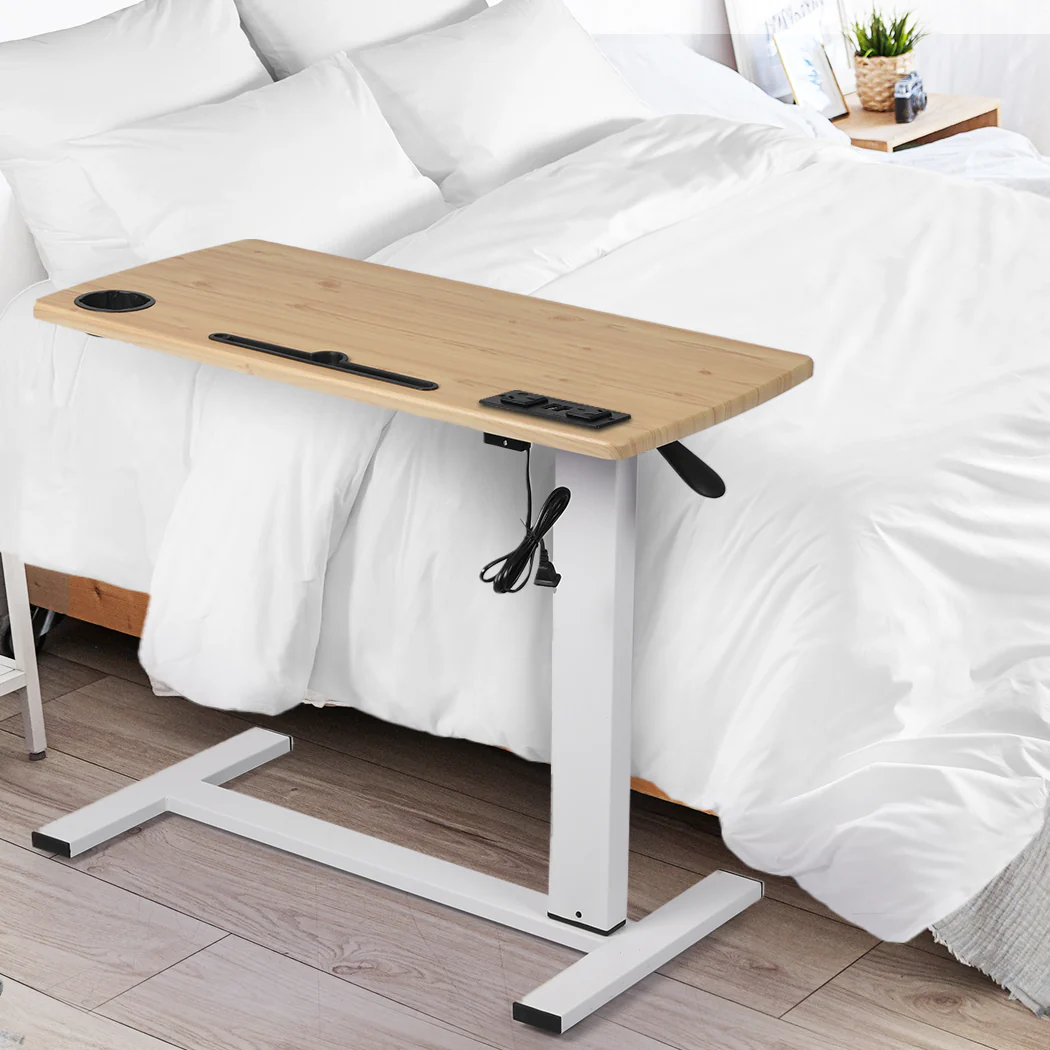 Levede Standing Desk Height Adjustable Oak - Image 6