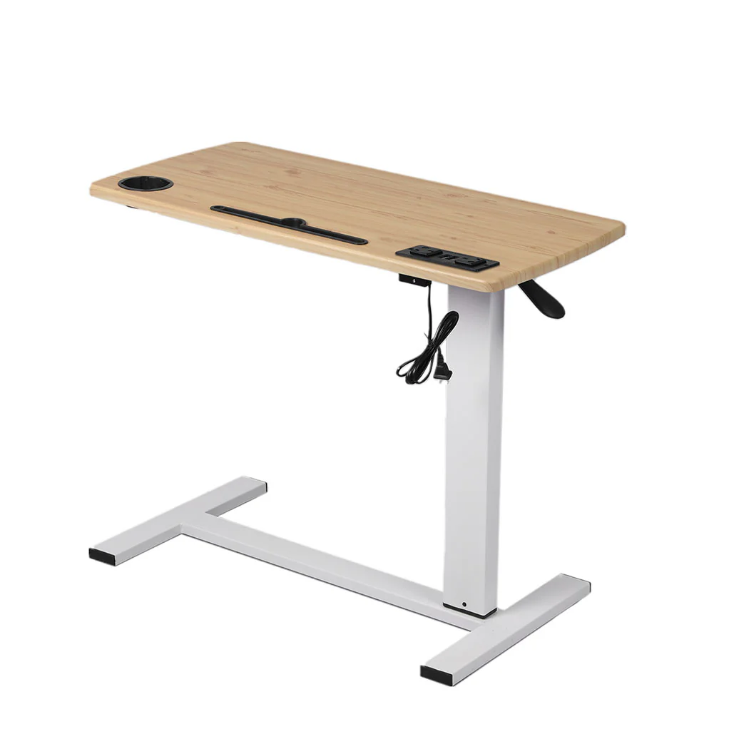 Levede Standing Desk Height Adjustable Oak - Image 8